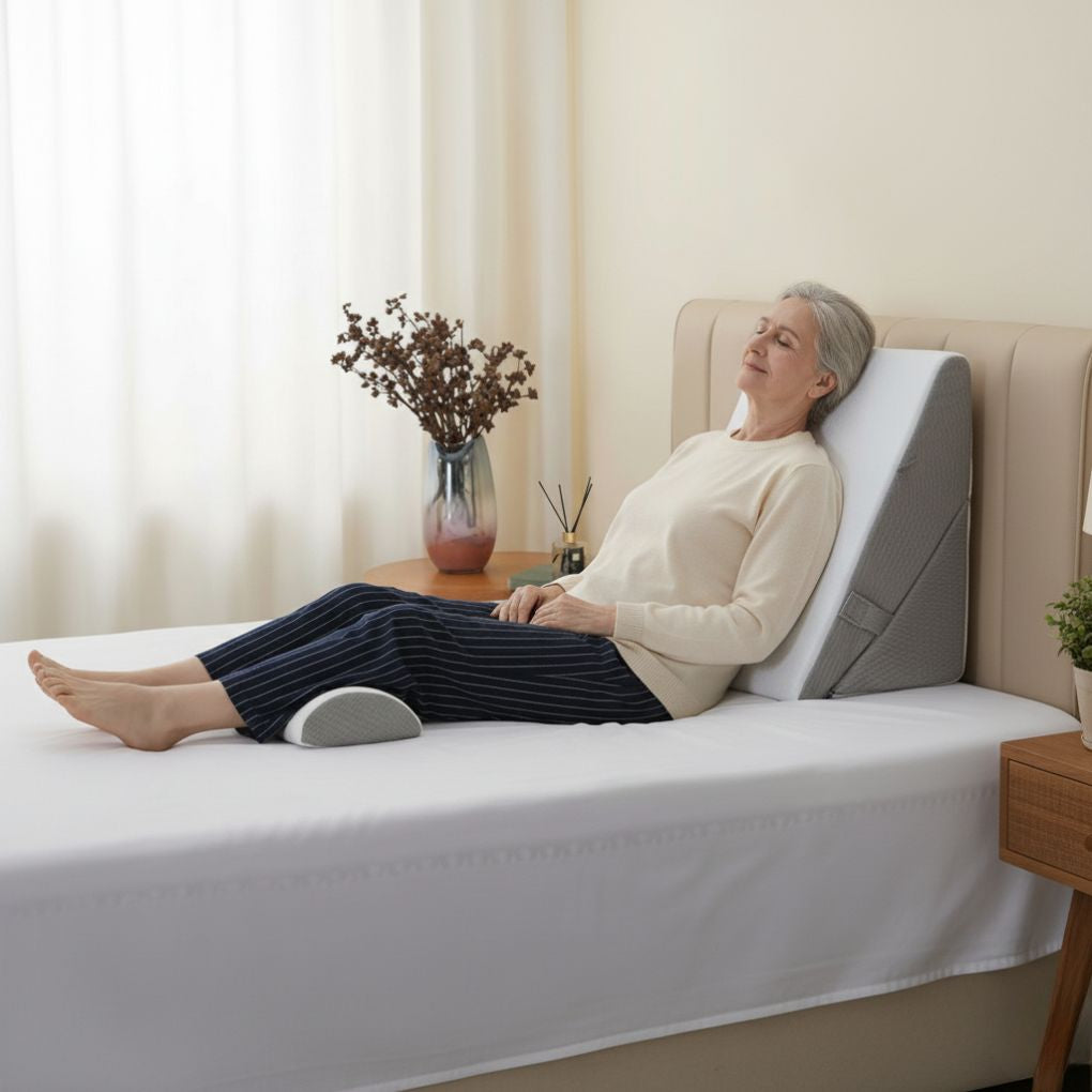 3-in-1 Adjustable Bed Wedge Pillows Set – Gentle Support for Seniors