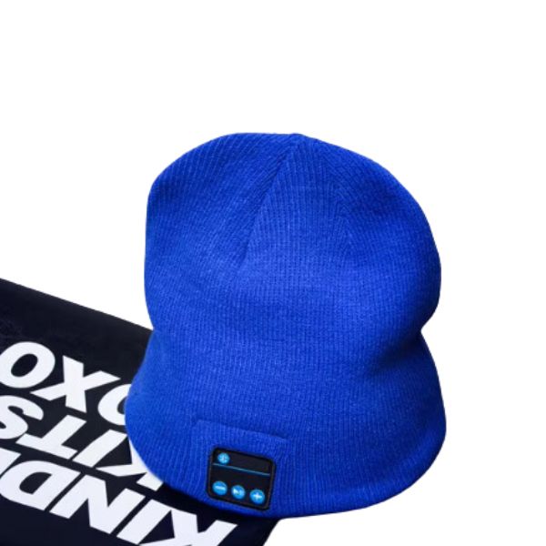 Outdoor Warm Running Hat for Seniors - Bluetooth-Compatible Knitted Beanie