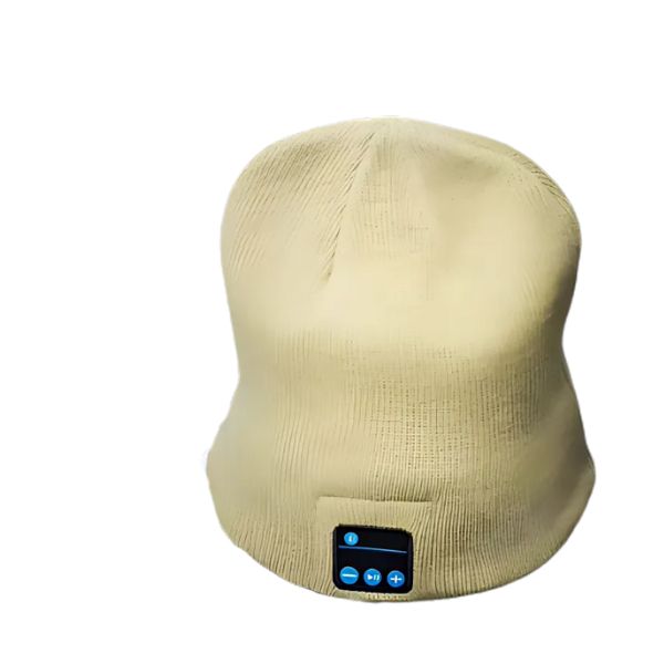 Outdoor Warm Running Hat for Seniors - Bluetooth-Compatible Knitted Beanie