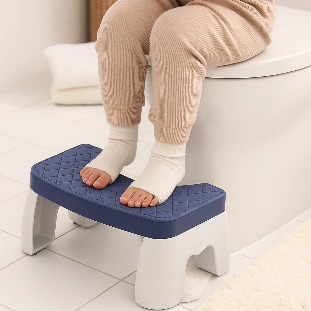 Foldable Toilet Stool for Seniors – Ergonomic Squat Support