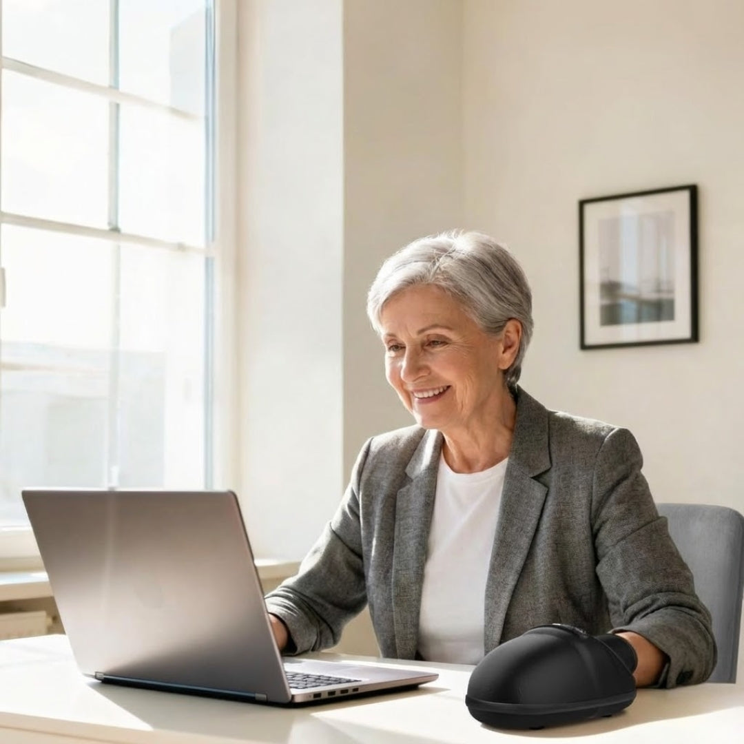 Wireless Electric Hand Massager – Air Compression & Gentle Heat for Relaxing Hand Comfort