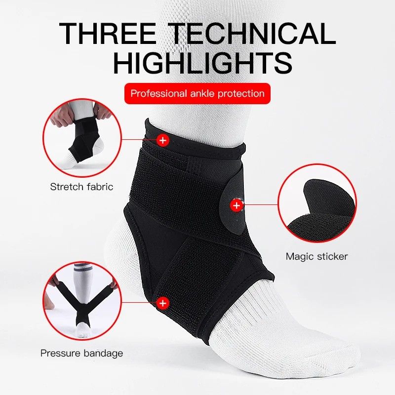 Adjustable Ankle Brace – Gentle Support & Comfort for Seniors