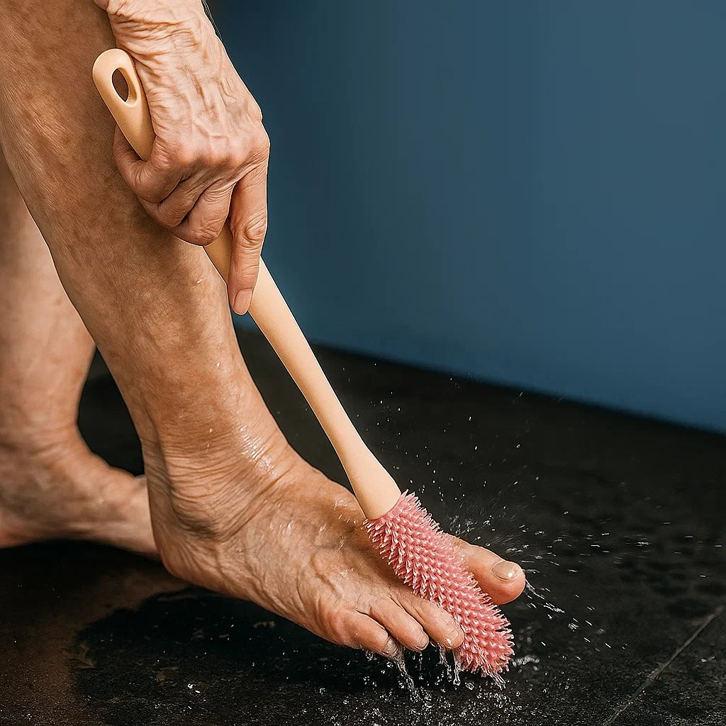 Soft Silicone Toe Brush - Easy Daily Hygiene Tool for the Elderly