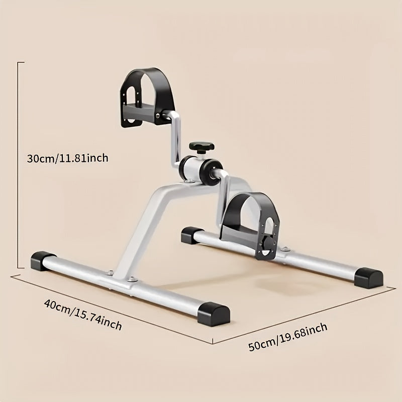 SeniorStep™ Manual Stepper Bike - Aluminum Low-Impact Exercise Machine for Elderly