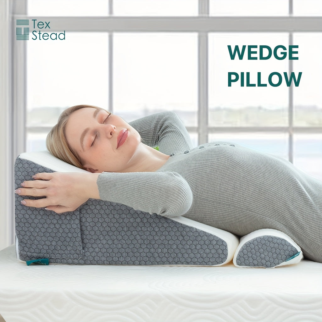 RestEase™ Wedge Pillow - Elevated Sleep Support for Seniors,