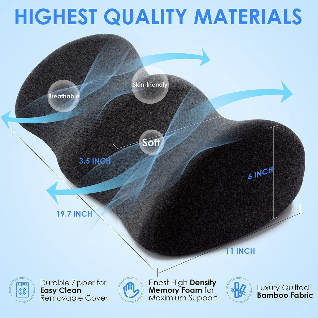 Travel & Bed Support Pillow – Leg, Back & Lumbar Cushion for Senior