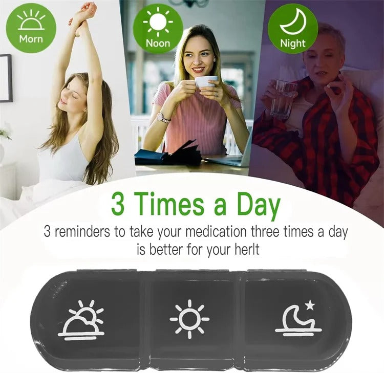 Extra Large 7 Day Pill Organizer – Easy Open Weekly Case for Seniors