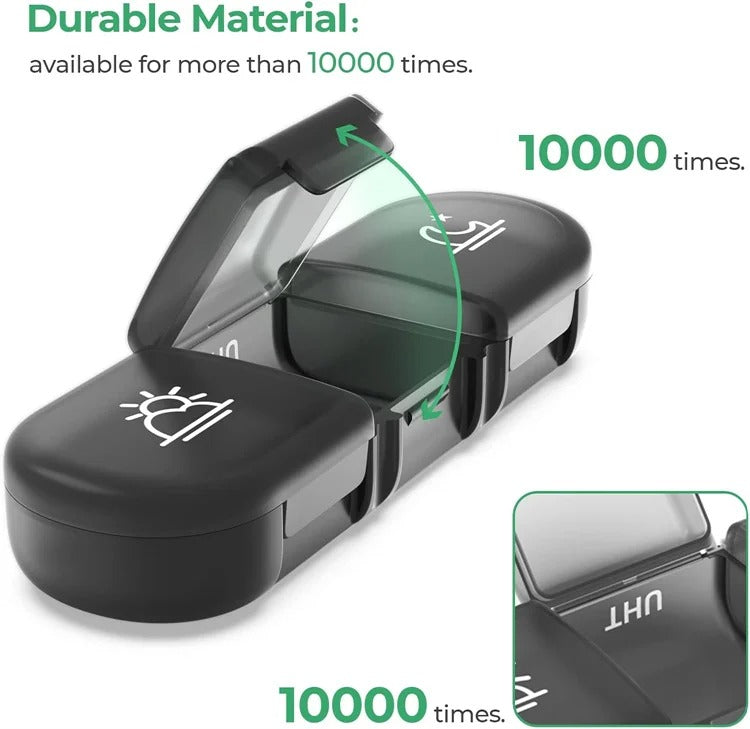 Extra Large 7 Day Pill Organizer – Easy Open Weekly Case for Seniors