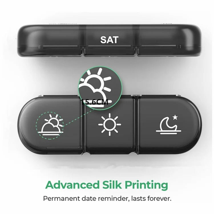 Extra Large 7 Day Pill Organizer – Easy Open Weekly Case for Seniors