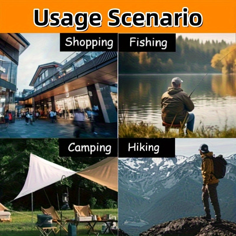 SitStick™ 2-in-1 Folding Cane Chair - 330lbs Capacity Walking Stick Converts to Seat