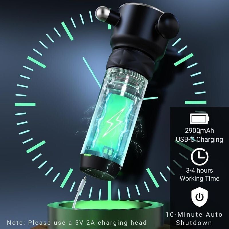 Lightweight Massage Device – Quiet, Rechargeable, Comfortable Grip